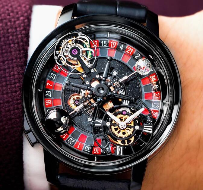 Review Jacob & Co ASTRONOMIA CASINO BLACK AT160.41.AA.AA.ABALA Replica watch